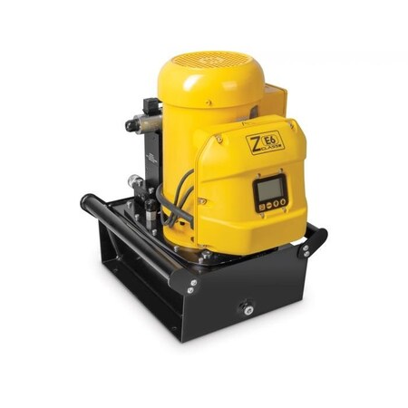 Enerpac Electric Hydraulic Pump With Roll Cage For Edch Cutters, Manual Valve, 25 Gal Usable Oil ZE6210XG-RS